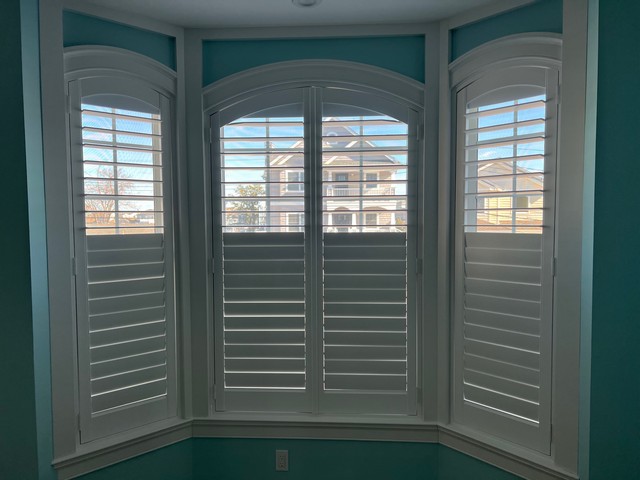 3 1 2 inch arch top faux wood interior shutters brick township nj