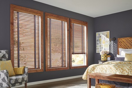 Forked river wood blinds